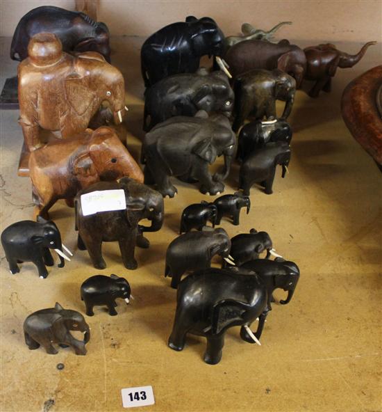 Collection of elephants etc.